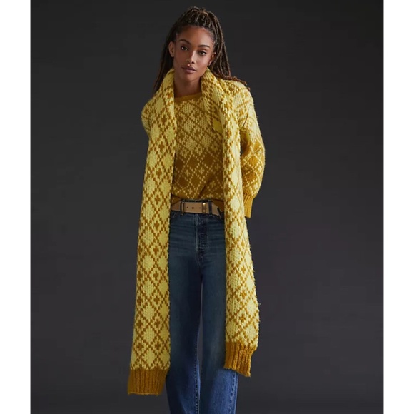 ANTHROPOLOGIE | Sigfried Wool Blend Scarf | NWT - Picture 1 of 9